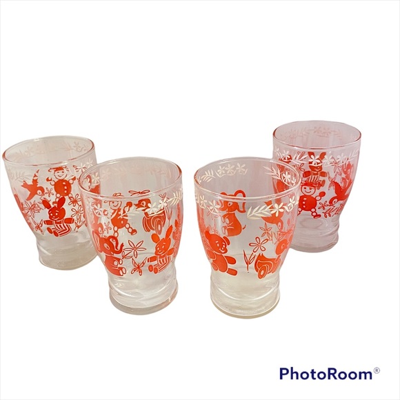 Vintage Dominion Glass Juice Glasses - Picture 1 of 6